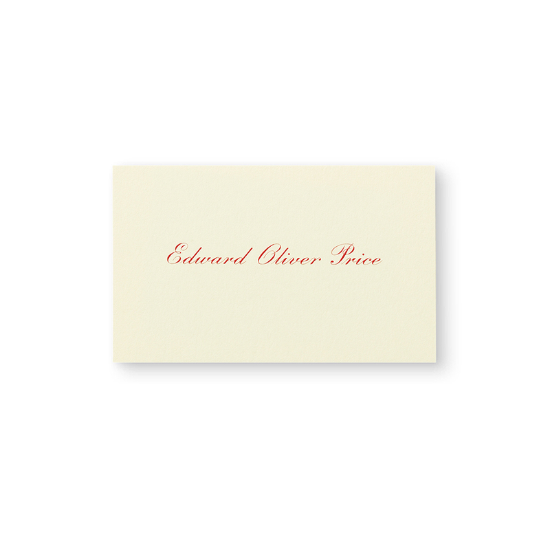 Business Card with Name